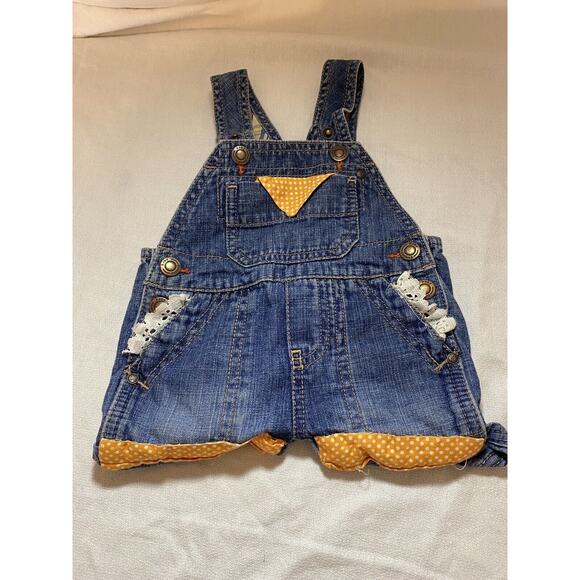 VTG Handmade Blue Denim Jean Overall Bag Purse Genuine Baby Oshkosh Tote - Picture 1 of 8